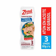 Atun Zenu 240g 3u Aceite Girasol