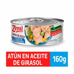 Atún Zenú Lomitos En Aceite De Girasol x 160gr