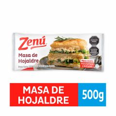 Masa de Hojaldre Zenu 500G P/Hornear