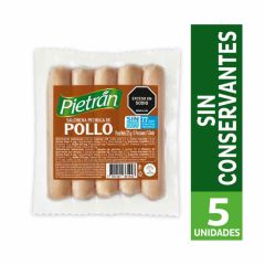 Salchicha De Pechuga De Pollo Pietrán x 225gr x 5 Unidades