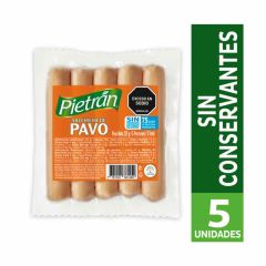 Salchicha De Pavo Pietrán x 225gr x 5 Unidades
