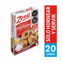 Palitos Con Salchicha Zenú Para Hornear Y Servir x 540gr x 20 Unidades