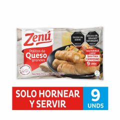 Palitos De Queso Grandes Zenú Para Hornear Y Servir x 252gr x 9 Unidades