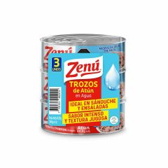 Atún Zenú Trozos En Agua X 140gr X 3 Unidades