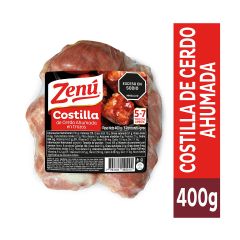 Costilla De Cerdo Zenú Ahumada En Trozos X 400gr