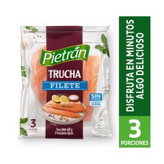 Filete De Trucha Pietran X 420gr X 3 Unidades