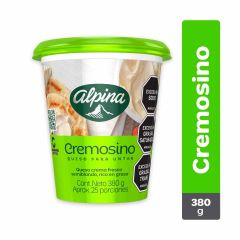 Queso Para Untar Cremosino Alpina Tarro x 380gr
