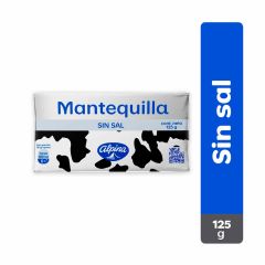 Mantequilla Alpina Sin Sal x 125gr