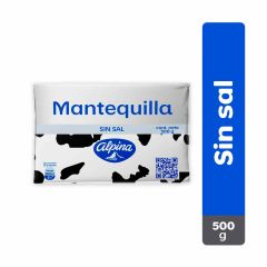 Mantequilla Alpina Sin Sal x 500gr