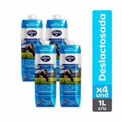Leche Alpina Deslactosada Tetra x 1000ml x 4 Unidades