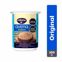 Avena Alpina Uht Original Sabor Natural Vaso x 250gr