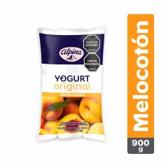 Yogurt Alpina Sabor A Melocotón Bolsa x 900gr