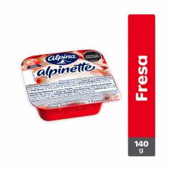 Alimento Lácteo Con Dulce De Fresa Alpinette Alpina x 140gr