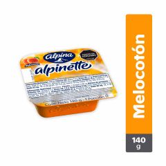 Alimento Lácteo Con Dulce De Melocotón Alpinette Alpina x 140gr