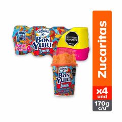 Bon Yurt Zucaritas Alpina x 170gr x 4 Unidades
