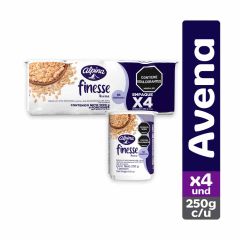 Avena Finesse 250g 4u Vaso