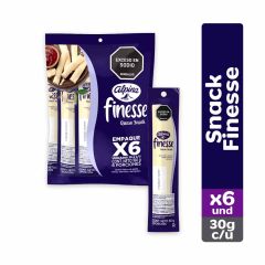 Queso Finesse 30g 6u Snack Multiempaque