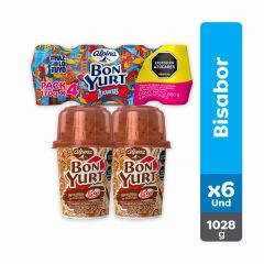 Bon Yurt Multisabor Alpina x 1028gr Pack x 6 Unidades Econopack