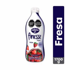 Yogurt Finesse 1700g Bot/probiot Fresa
