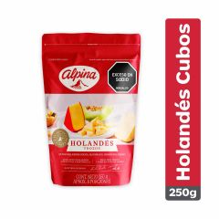 Queso Holandés Alpina En Cubos Doypack x 250gr