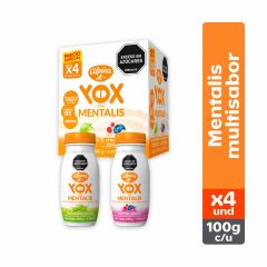 Bebida Yox 400g 4u Mentalis Manzana/frut