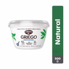 Yogurt Griego Alpina Sin Dulce Sabor Natural x 500gr