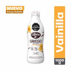 Yogurt Griego Alpina Bebible Sabor Vainilla x 1000gr