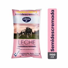 Leche Alpina Semidescremada Uht Bolsa X 1000ml