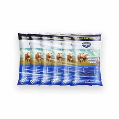 Leche Alpina Semidescremada Uht Bolsa X 1000ml X 6 Unidades