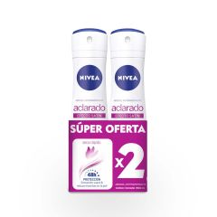 Desodorante En Aerosol Nívea Women Aclarado Satín x 150ml x 2 Unidades Súper Oferta