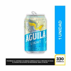 Cerveza Águila Light Lata x 330ml