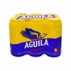 Cerveza Águila Lata x 473ml x 6 Unidades