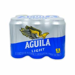 Cerveza Águila Light Lata x 473ml x 6 Unidades