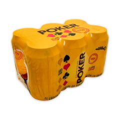 Cerveza Póker Lata x 330ml x 6 Unidades