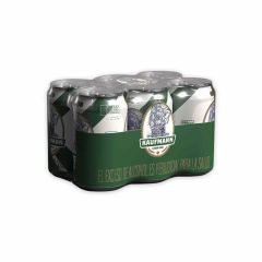 Cerveza Kaufmann 330 Lata Sixpack
