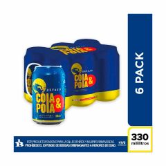 Refajo Cola & Pola Lata x 330ml x 6 Unidades