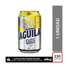 Cerveza Águila 0.0% Lata x 330ml