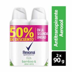 Desodorante Rexona 90g 2u Spray Bamboo