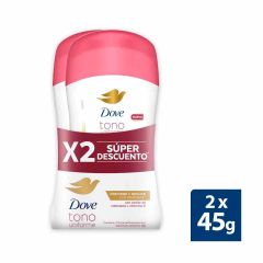 Desodorante En Barra Dove Tono Uniforme Con Aceite De Caléndula Y Vitamina E x 45gr x 2 Unidades Precio Especial