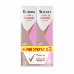 Desodorante Rexona 91g 2u Spray C/ex/cla