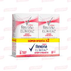 Desodorante Rexona 48G 2U Stick Clin/Spo