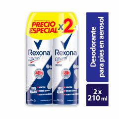 Talco Rexona Efficient 210Ml 2Un Aero Or