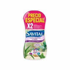 Shampoo Savital Fusión Proteínas Y Sábila x 510ml + Acondicionador Savital x 490ml Precio Especial