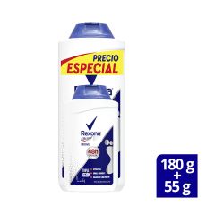 Talco Rexona Efficient 180G + 55G Triple