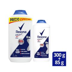 Talco Rexona Efficient 300G + 85G