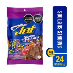 Chocolatina Jet 144g 24u Surtida