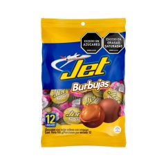 Chocolate Jet Burbujas Con Arequipe x 168gr x 12 Unidades
