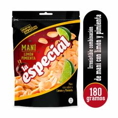Maní La Especial Limón Pimienta Doypack x 180gr