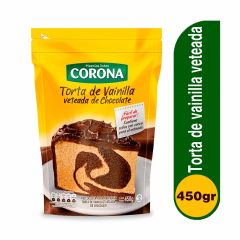 Mezcla Lista Corona Para Preparar Torta De Vainilla Y Chocolate x 450gr