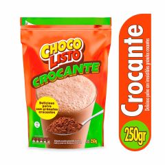 Chocolisto En Polvo Crocante Con Vitaminas Y Minerales Doypack x 250gr